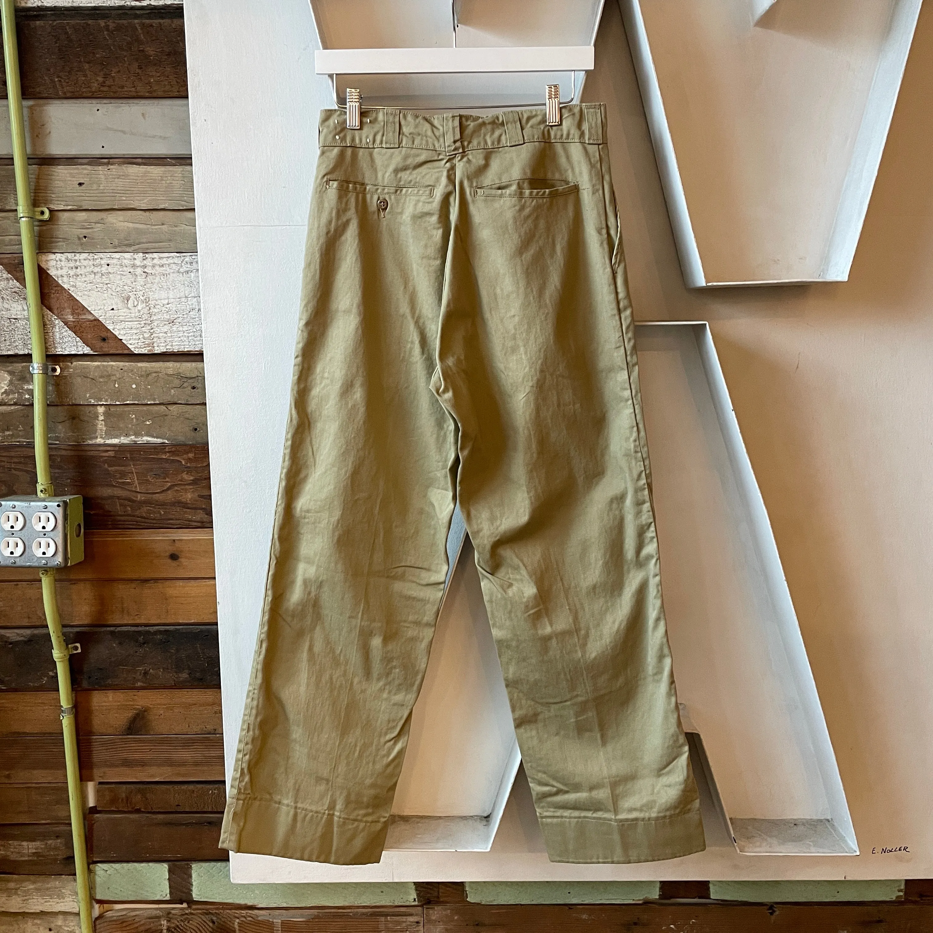 70's Mil Spec Khaki Chinos - 30” x 30”