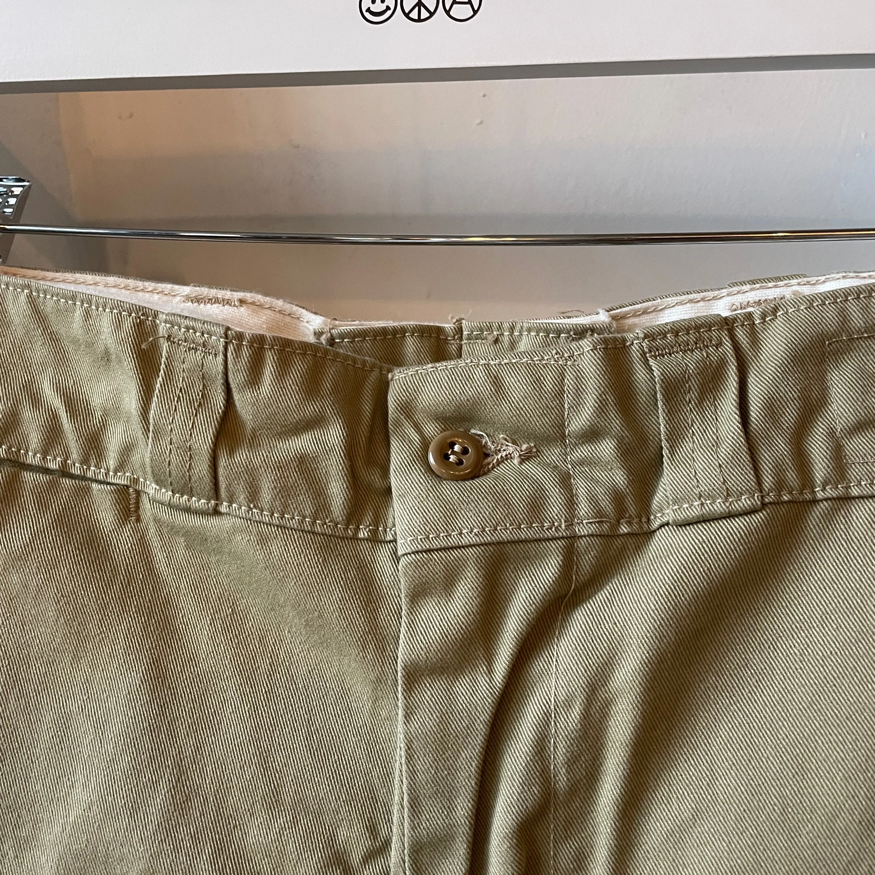 70's Mil Spec Khaki Chinos - 30” x 30”