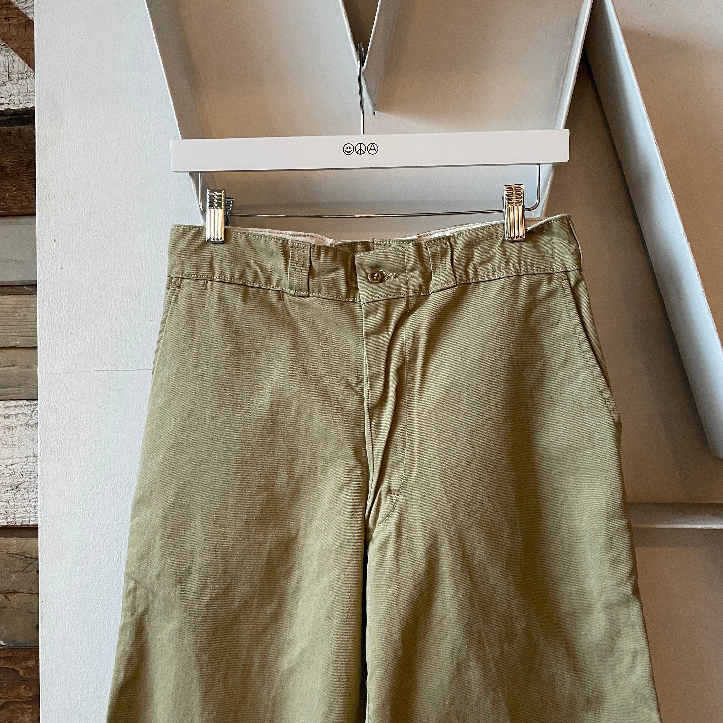 70's Mil Spec Khaki Chinos - 30” x 30”