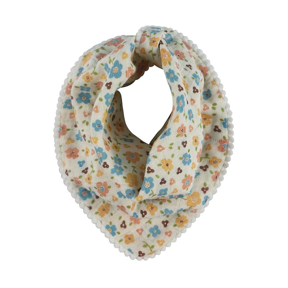 Abracadabra Muslin Bandana Bibs - Bunny Garden
