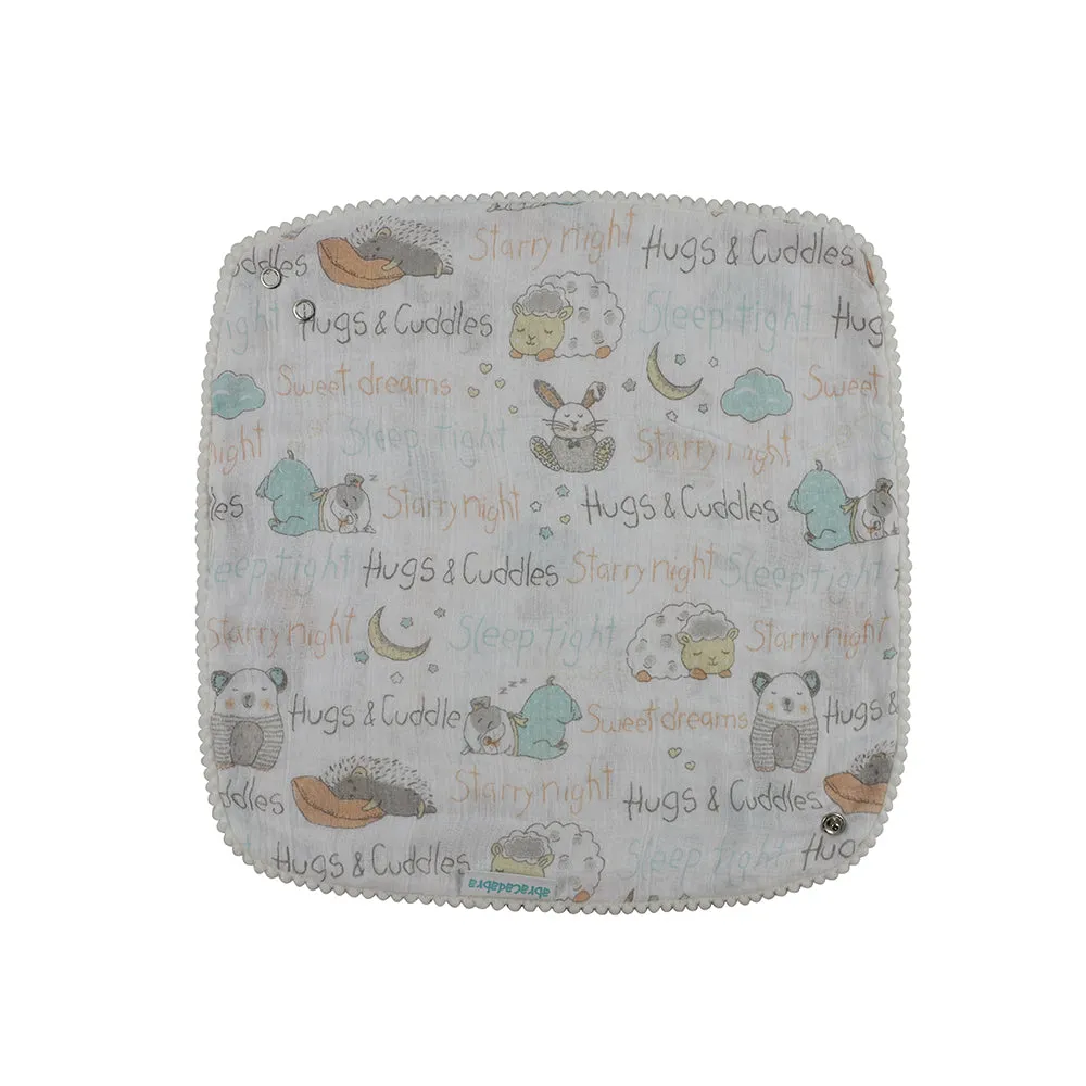 Abracadabra Muslin Bandana Bibs - Bunny Garden