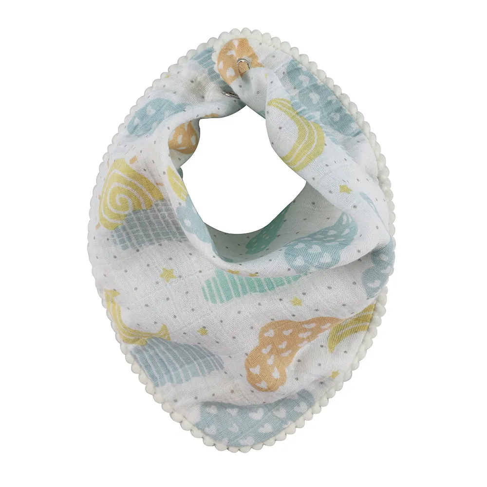 Abracadabra Muslin Bandana Bibs - Lost in Clouds