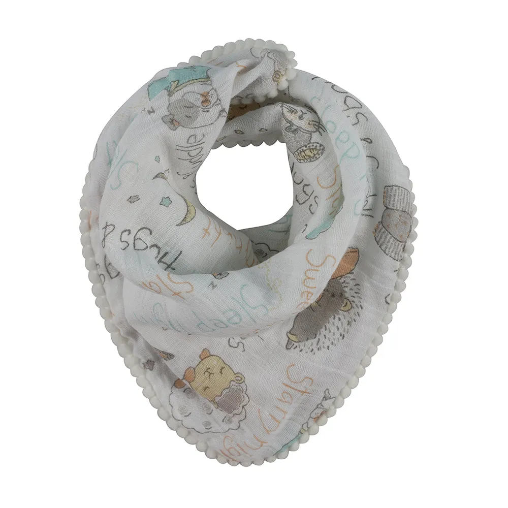 Abracadabra Muslin Bandana Bibs - Sleepy Friends