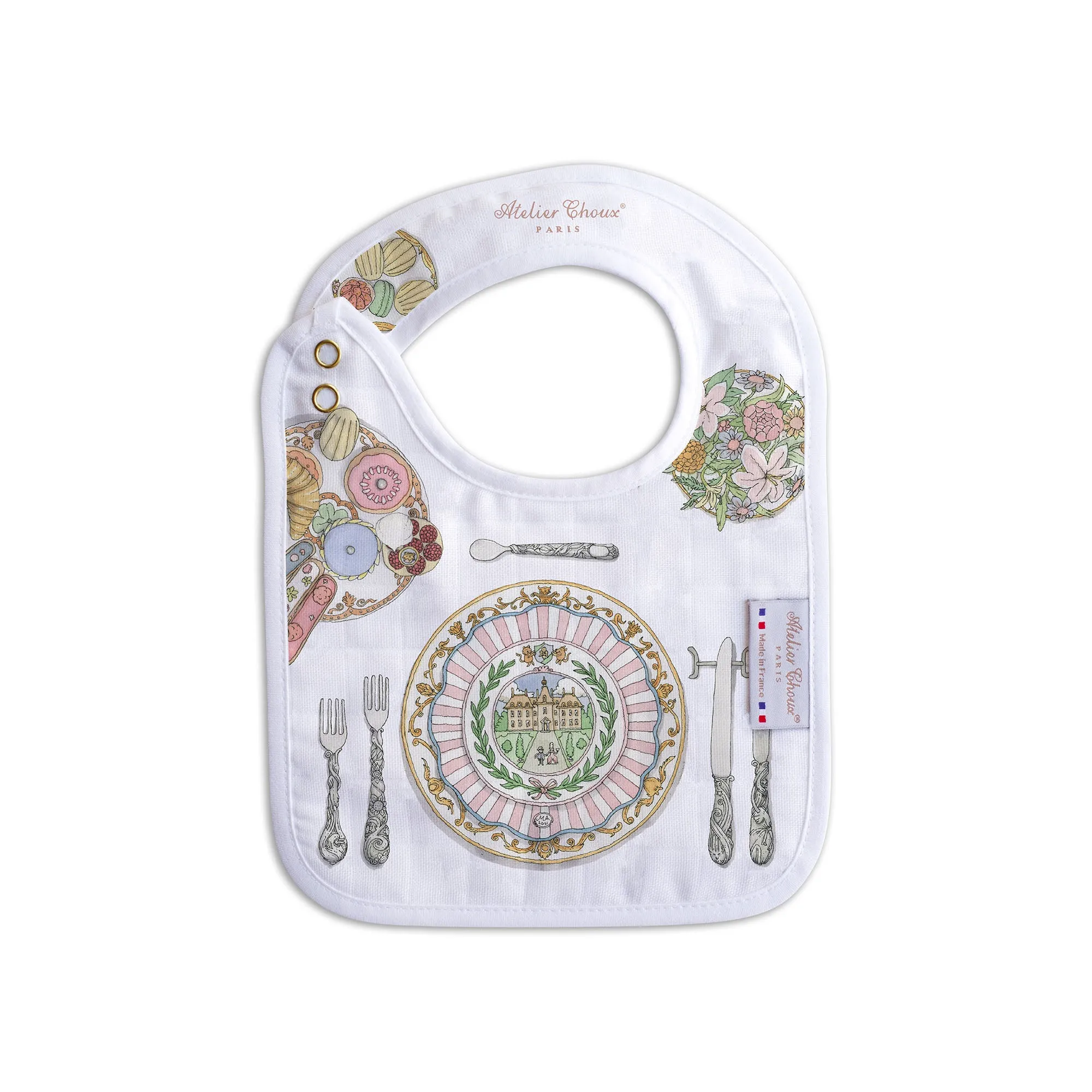 Atelier Choux Small Bib Bon Appetit