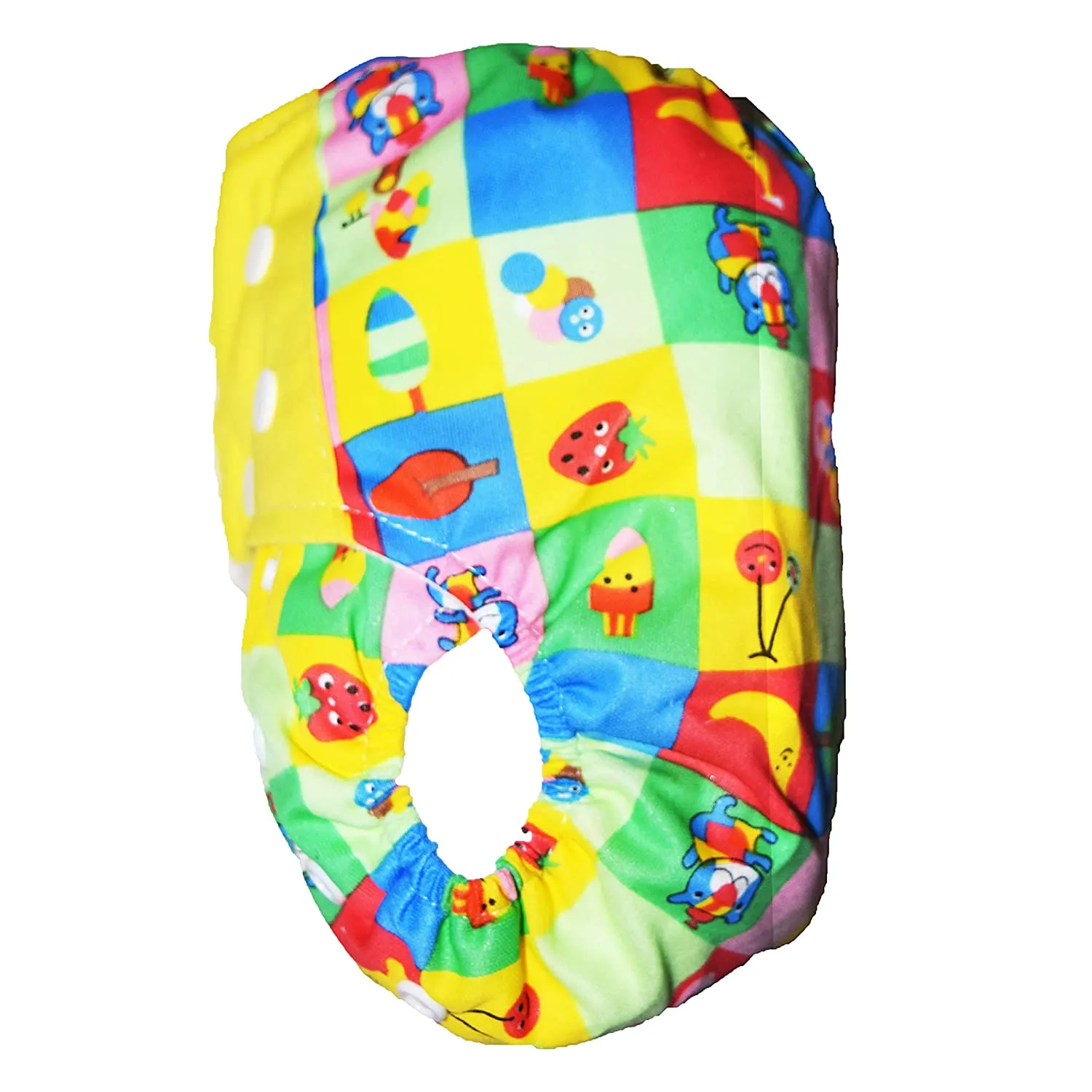 Babymoon 1 Cloth Diaper with 5Layers Grey Insert Premium Adjustable Reusable Cloth Diaper (Yellow Box)