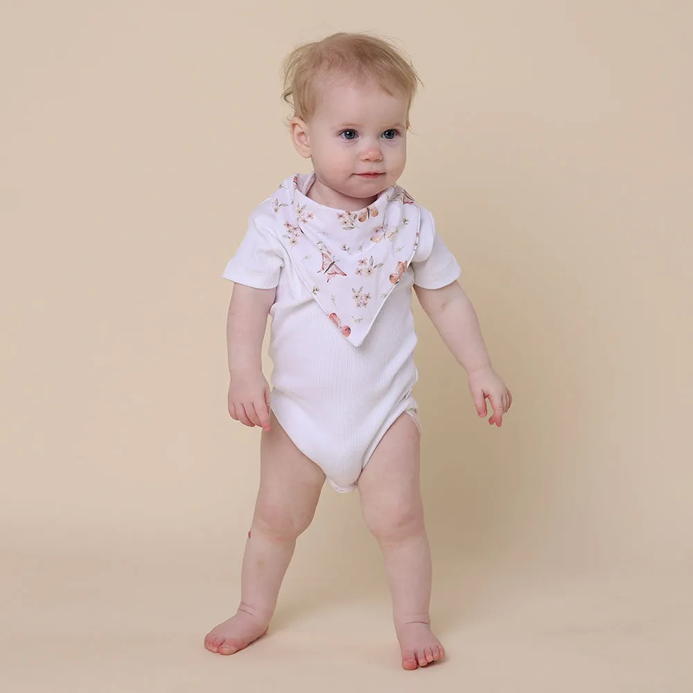 Butterfly Organic Dribble Bib