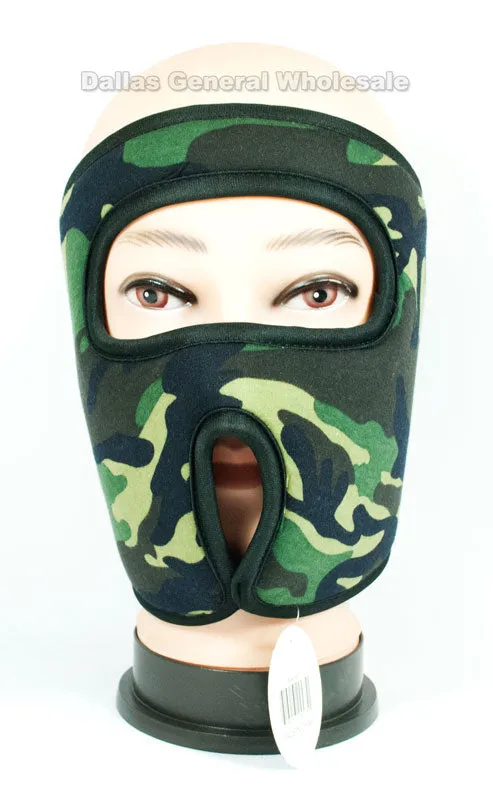 Camouflage Insulated Face Masks Wholesale