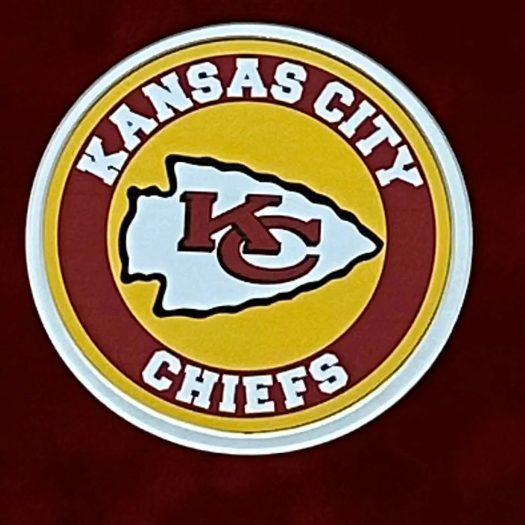 Chris Jones Signed Kansas City Red Custom Suede Matte Framed Football Jersey