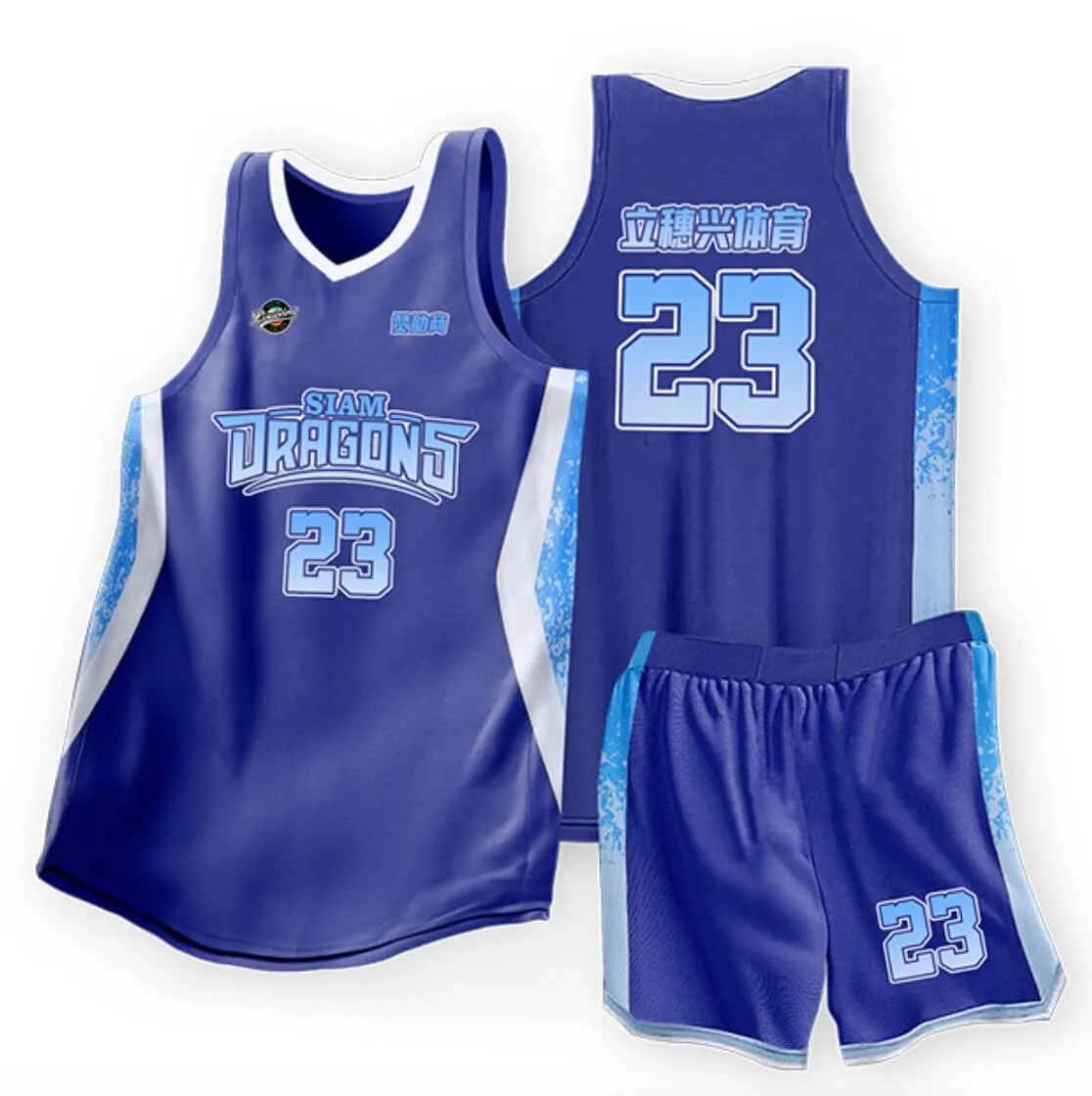 Club League Blue Color Basketball Team Jerseys