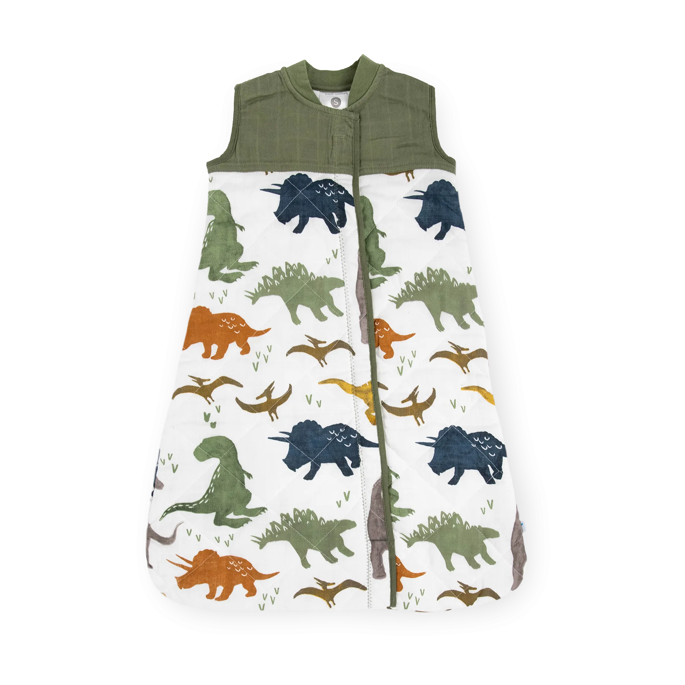 Cotton Muslin Quilted Sleep Bag - Dino Friends