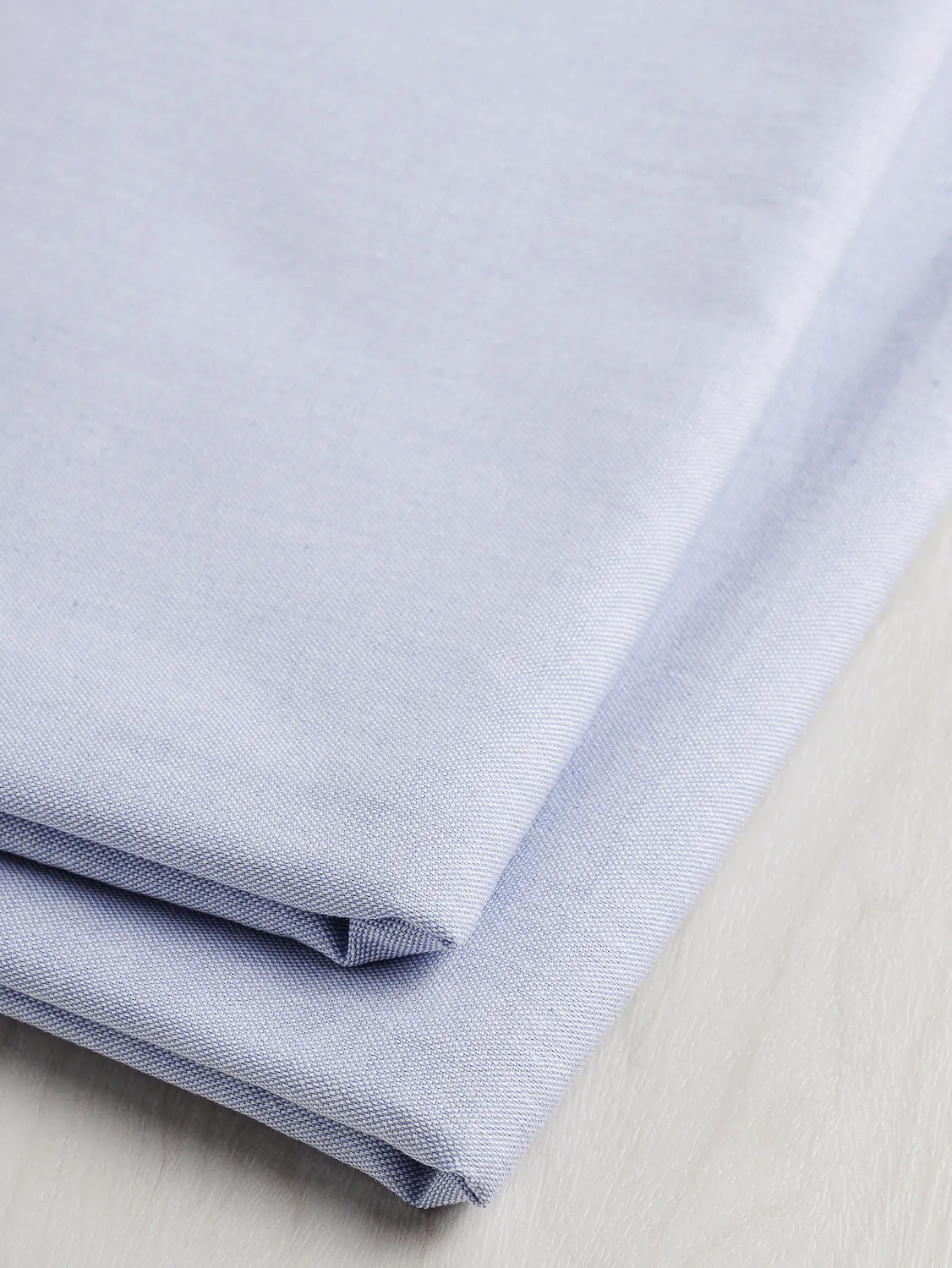 Cotton Oxford Shirting - Light Blue