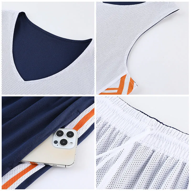 Custom Logo Reversible Basketball Jerseys & Uniforms for Youth & Adult