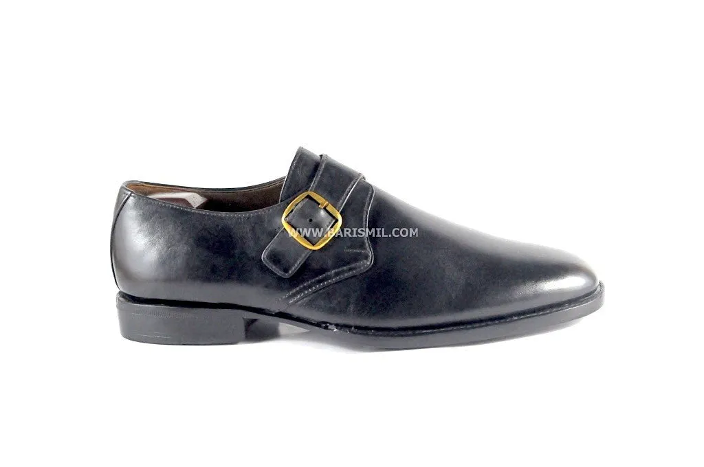 Edinburg - Tan Monk Shoes