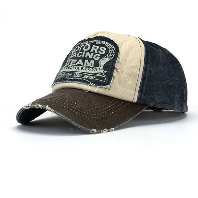 Fashion snapback spring baseball cap cotton gorras bone motorcycle caps grinding do old hats for men and women casquette