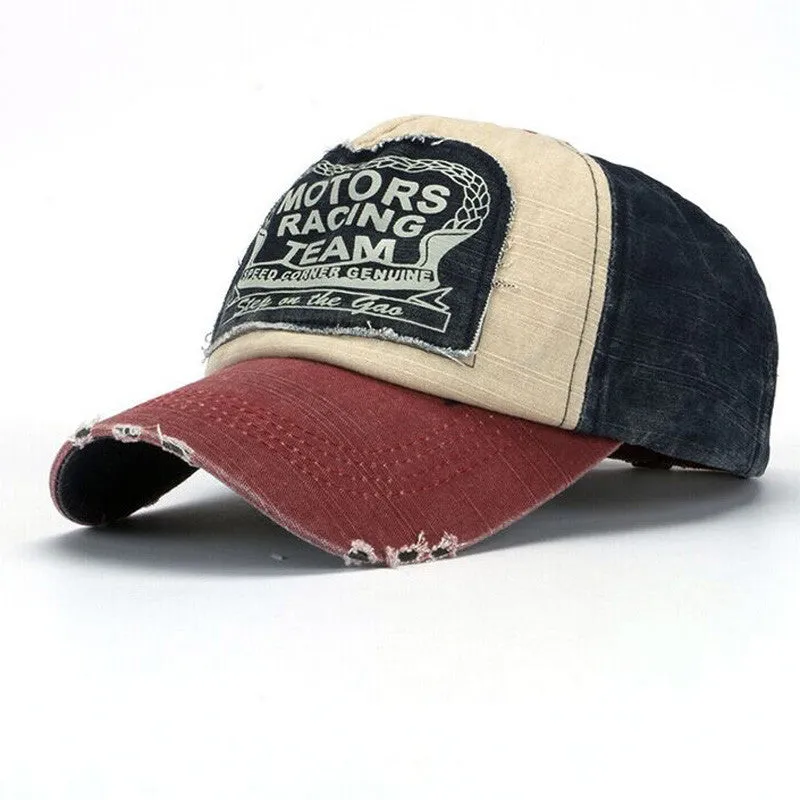 Fashion snapback spring baseball cap cotton gorras bone motorcycle caps grinding do old hats for men and women casquette
