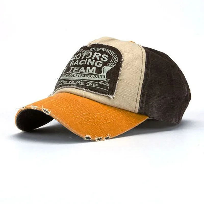 Fashion snapback spring baseball cap cotton gorras bone motorcycle caps grinding do old hats for men and women casquette