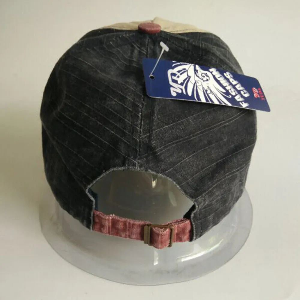 Fashion snapback spring baseball cap cotton gorras bone motorcycle caps grinding do old hats for men and women casquette