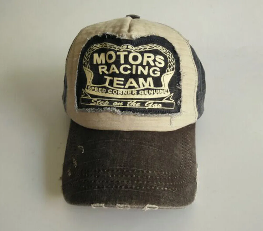 Fashion snapback spring baseball cap cotton gorras bone motorcycle caps grinding do old hats for men and women casquette