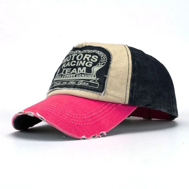 Fashion snapback spring baseball cap cotton gorras bone motorcycle caps grinding do old hats for men and women casquette