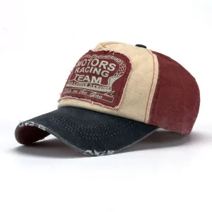 Fashion snapback spring baseball cap cotton gorras bone motorcycle caps grinding do old hats for men and women casquette