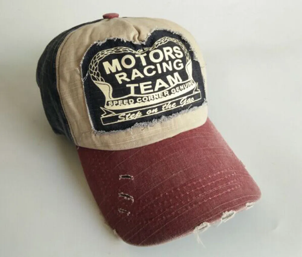 Fashion snapback spring baseball cap cotton gorras bone motorcycle caps grinding do old hats for men and women casquette
