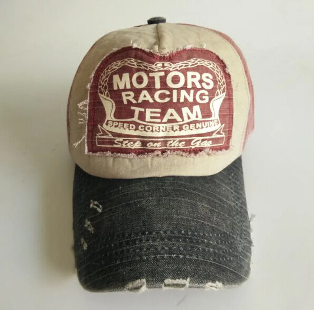Fashion snapback spring baseball cap cotton gorras bone motorcycle caps grinding do old hats for men and women casquette