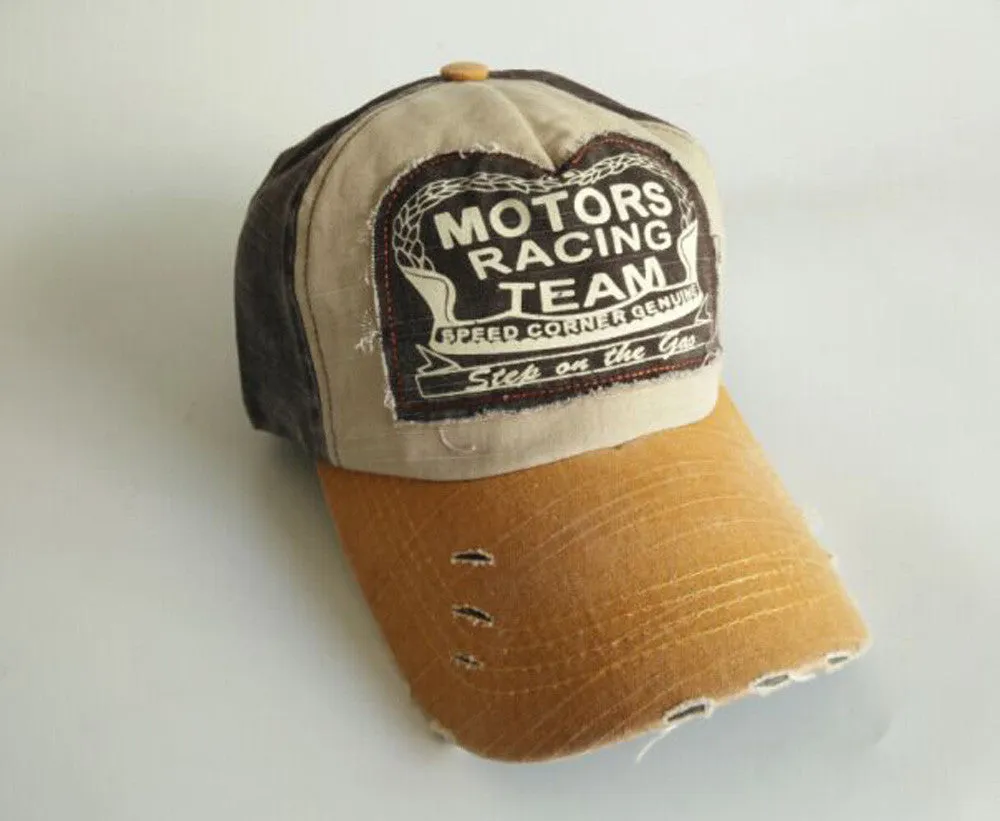 Fashion snapback spring baseball cap cotton gorras bone motorcycle caps grinding do old hats for men and women casquette