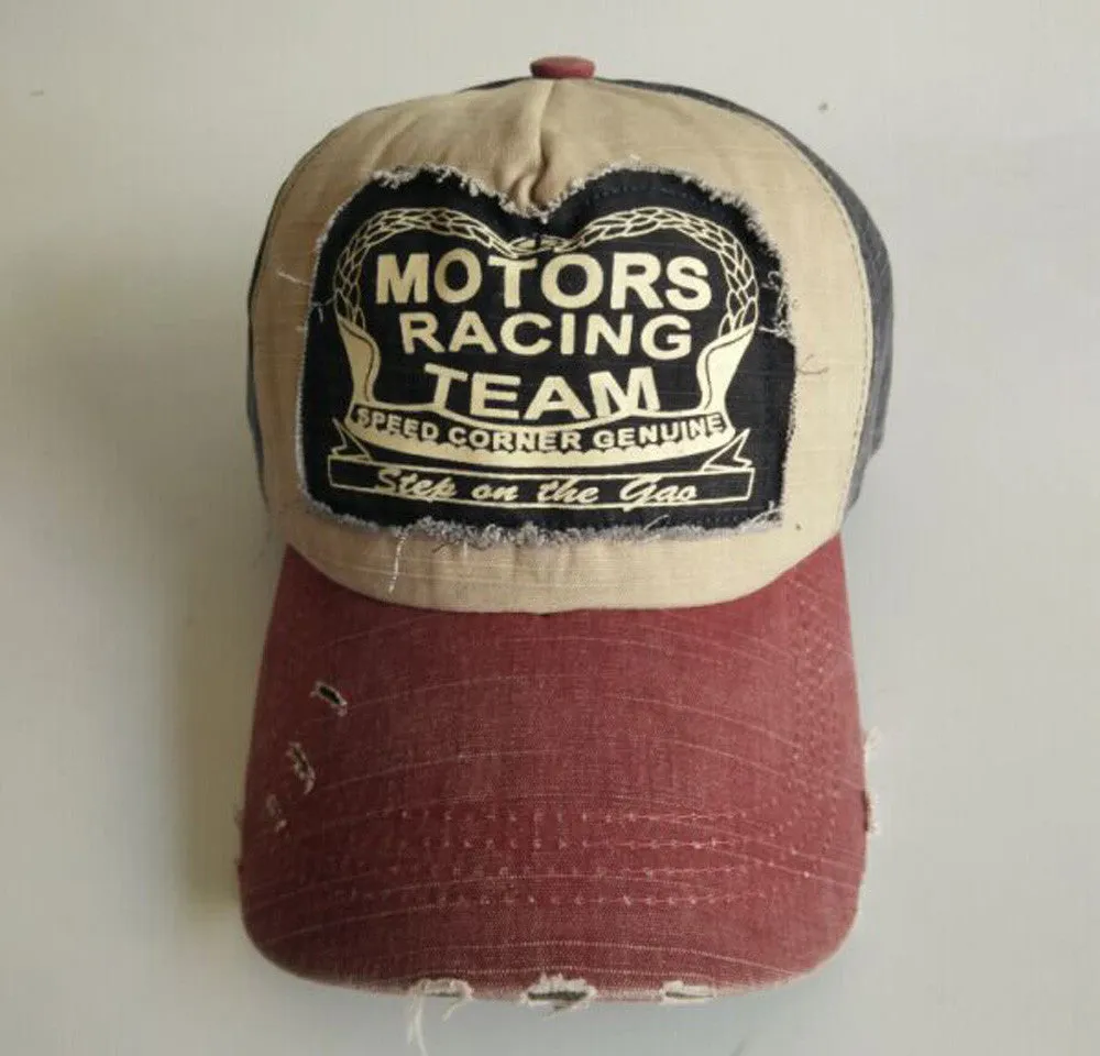 Fashion snapback spring baseball cap cotton gorras bone motorcycle caps grinding do old hats for men and women casquette