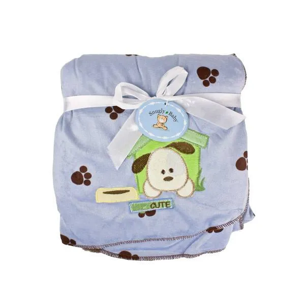 Fleece Blanket - Blue Dog