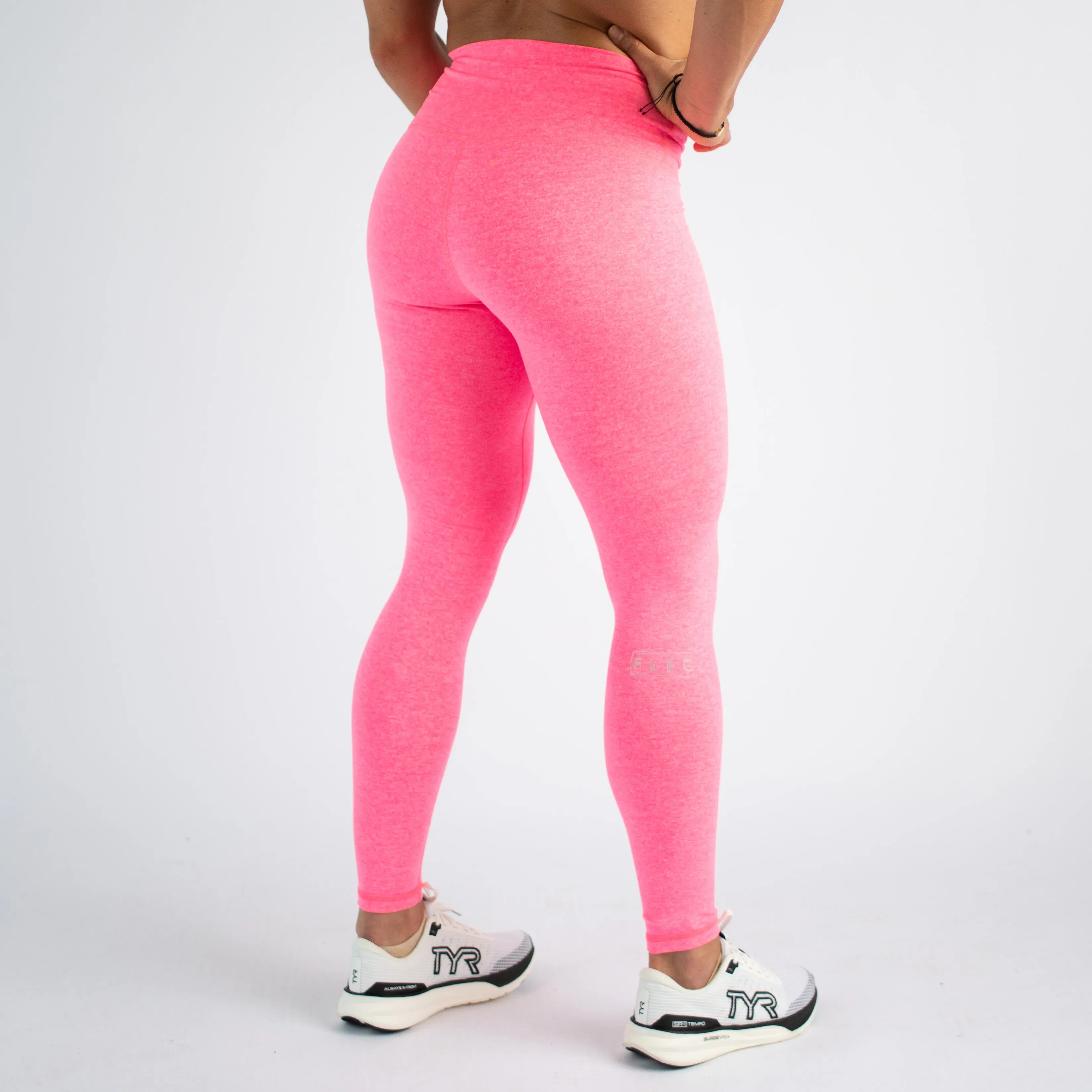 FLEO El Toro 28" Electric Heather Pink Leggings (Bounce)