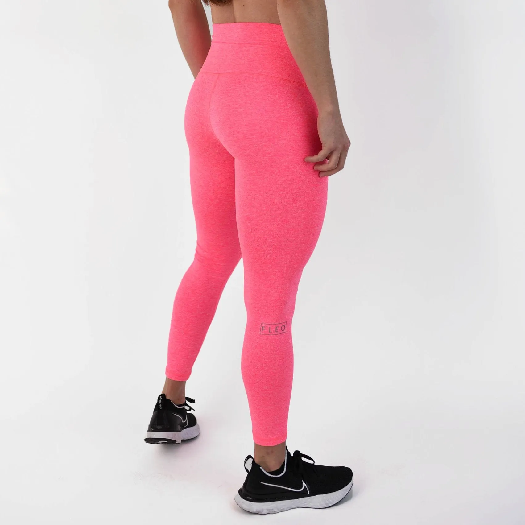 FLEO El Toro 28" Electric Heather Pink Leggings (Bounce)