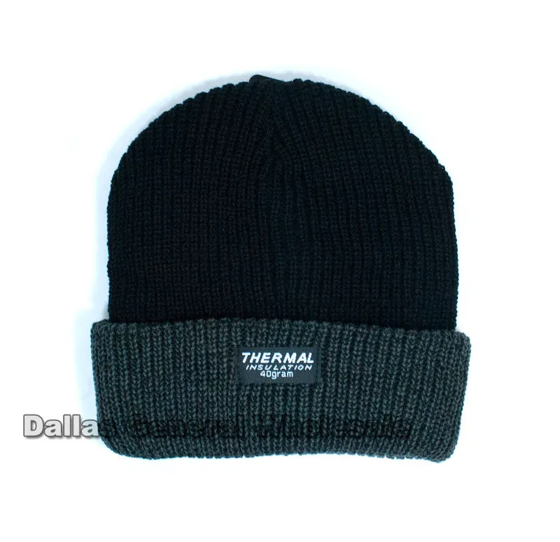 Fur Insulted Thermal Beanies Caps Wholesale