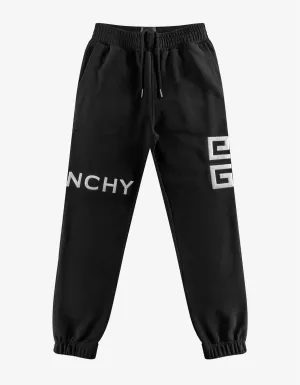 Givenchy Black 4G Logo Sweat Pants