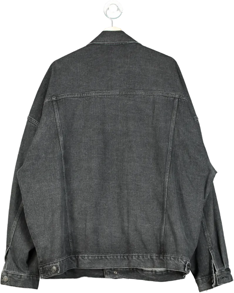 Grey Denim Jacket UK M/L