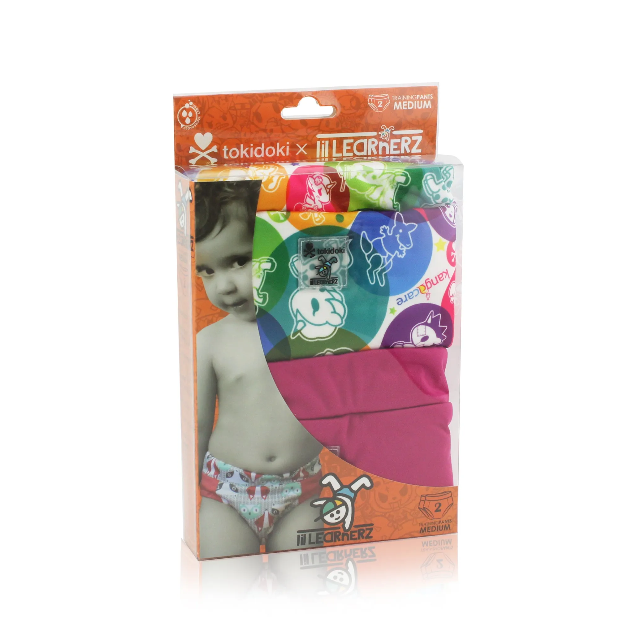 Kanga Care Lil Learnerz TokiCorno & Sherbert 2 Pack - 4 Sizes