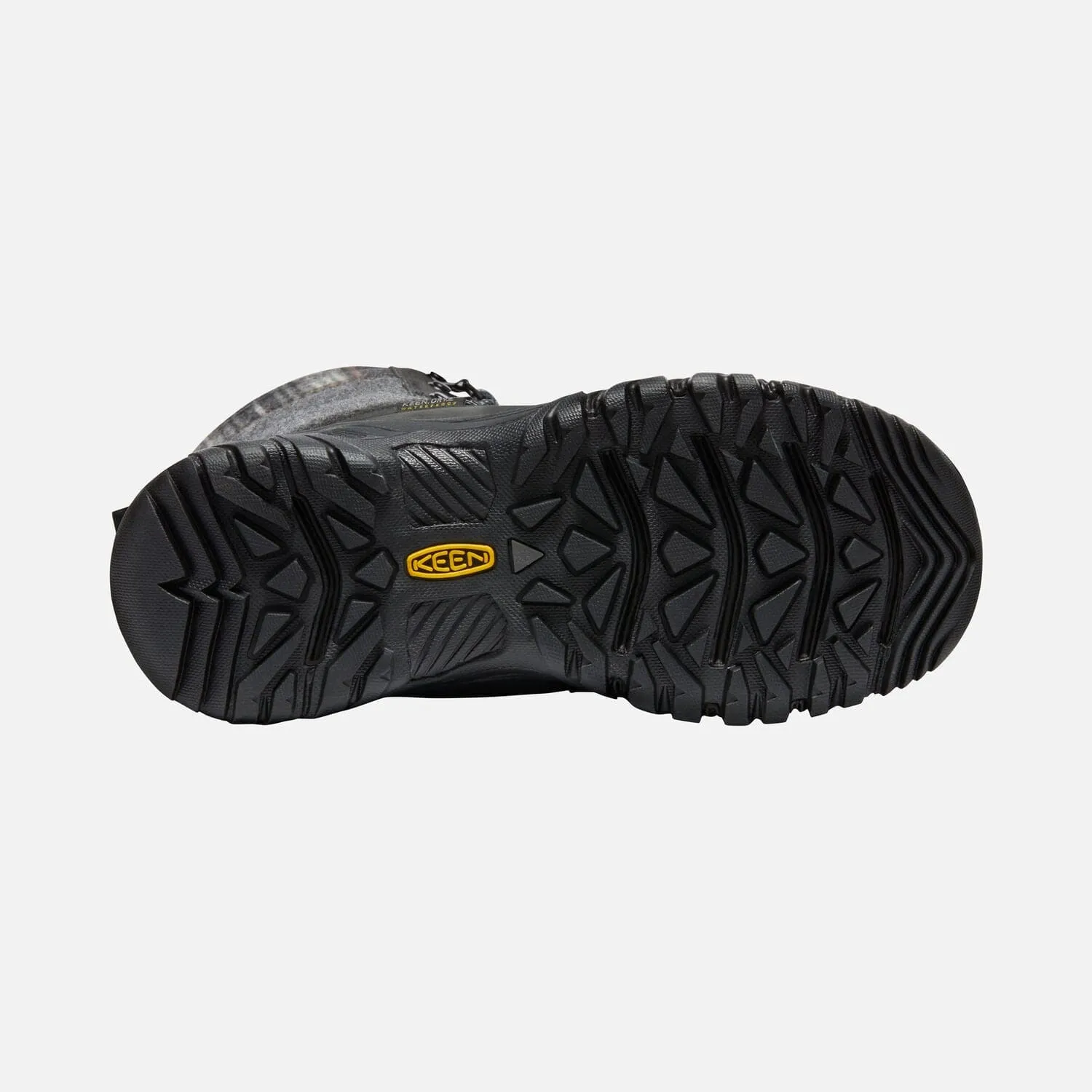 Keen Women's Greta Tall Waterproof Boots- Black/ Black Plaid