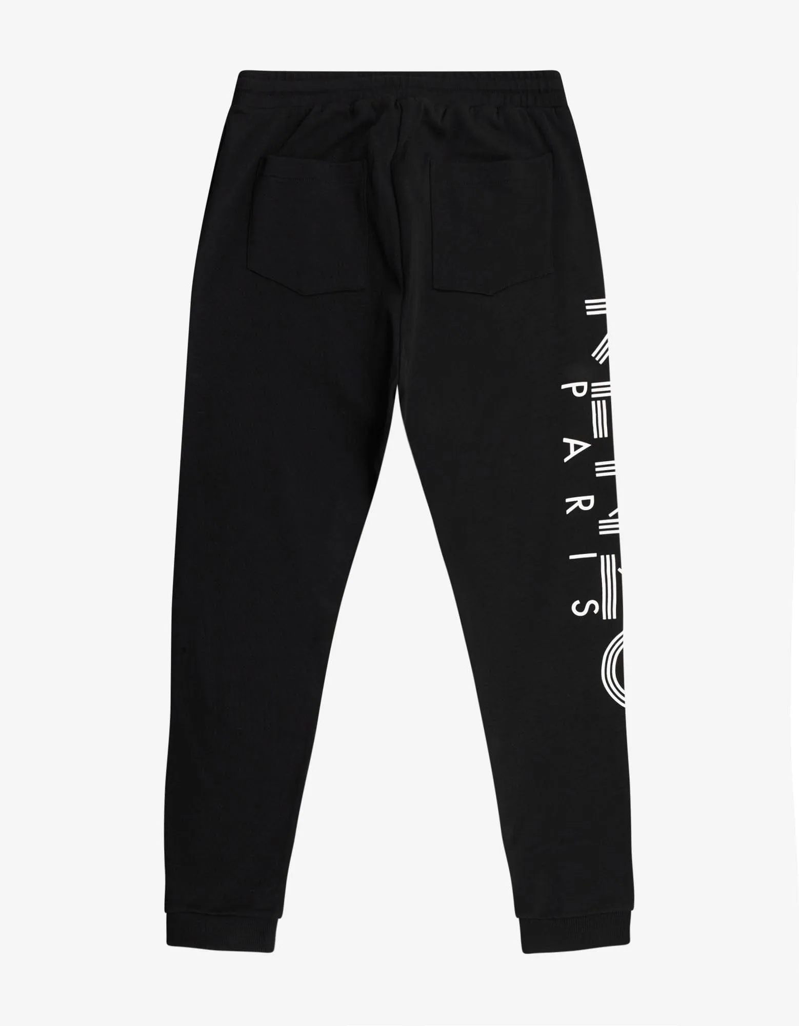 Kenzo Black Logo Print Track Pants