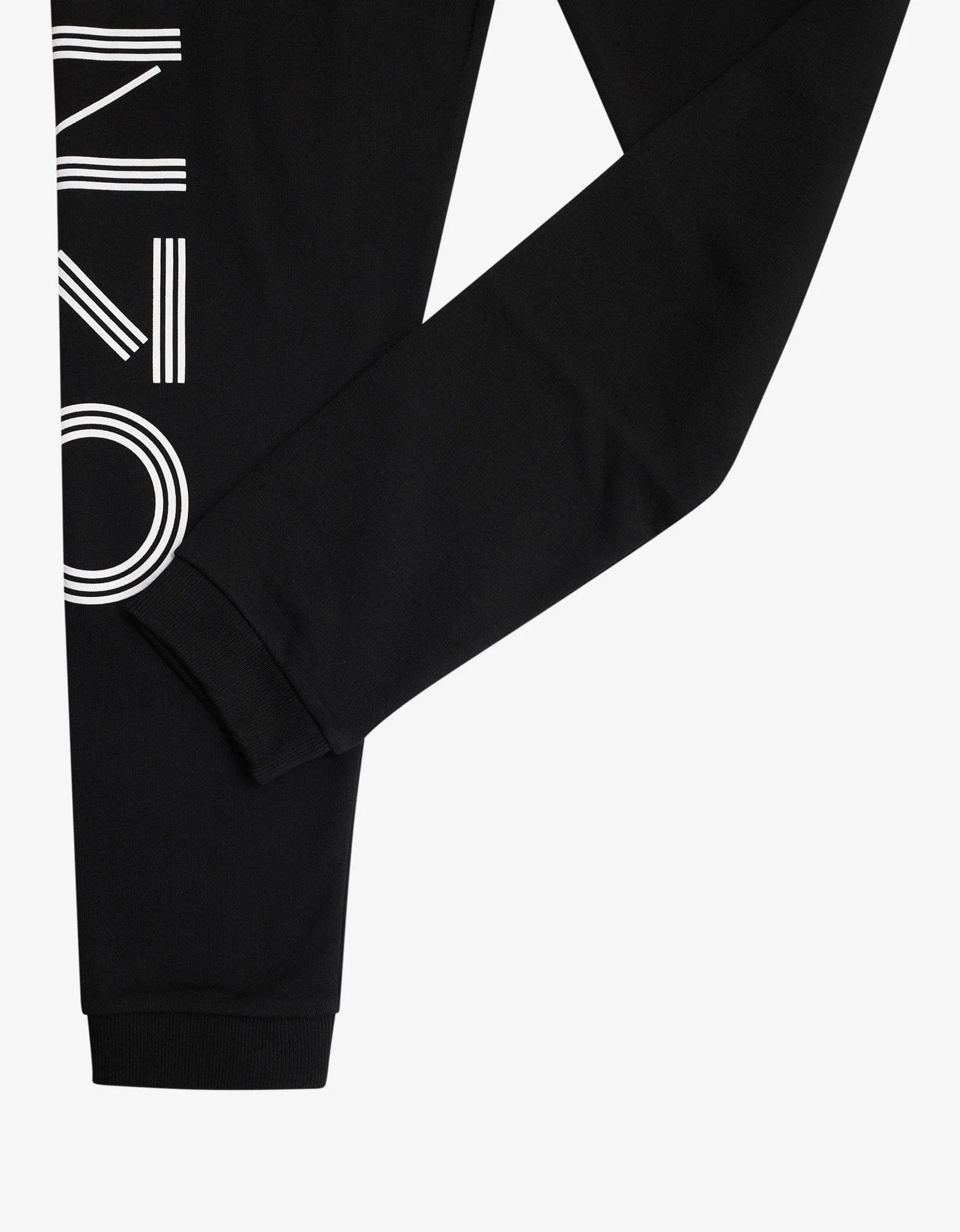 Kenzo Black Logo Print Track Pants