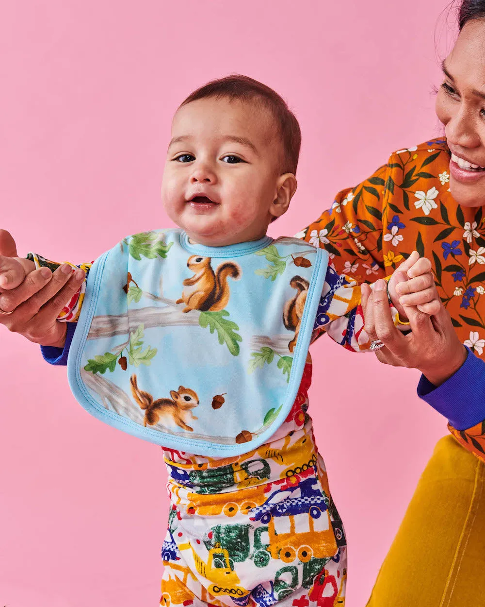 Kip & Co Squirrel Scurry Bib