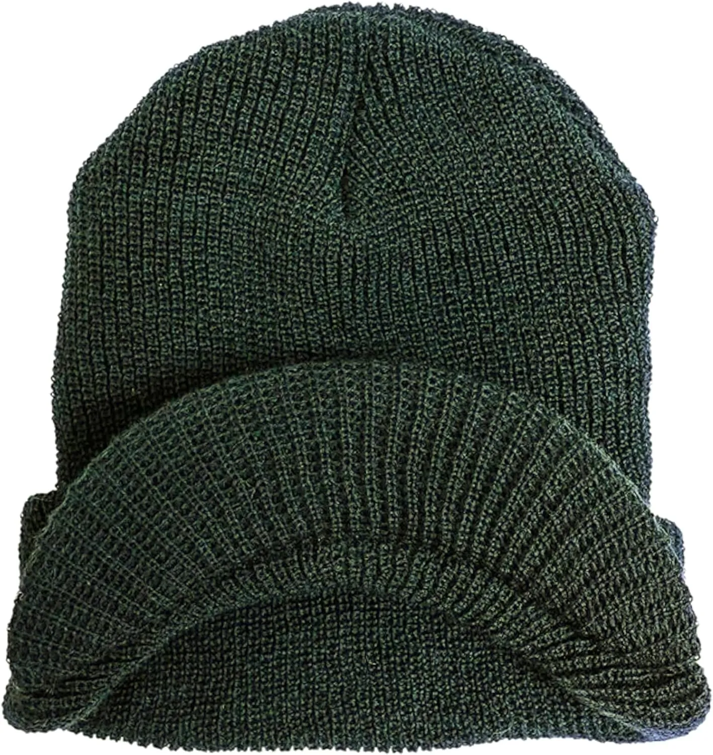 M MCGUIRE GEAR Genuine G.I. Winter Beanie Cap with Visor, 100% Wool Fitted Cap, Made in USA