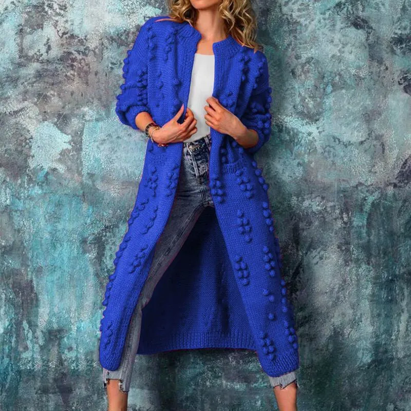 Maxi Longline Cable Knit Cardigan Outwear