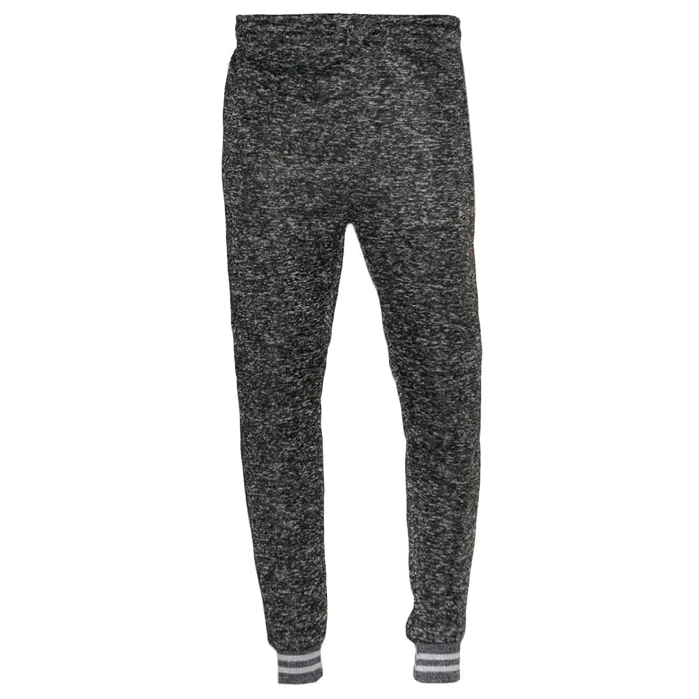 Mens Athletic 2-Piece Jogging Running Gym Casual Pants Fleece Track Suit Set