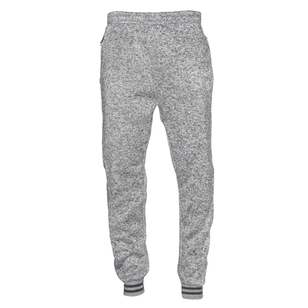 Mens Athletic 2-Piece Jogging Running Gym Casual Pants Fleece Track Suit Set