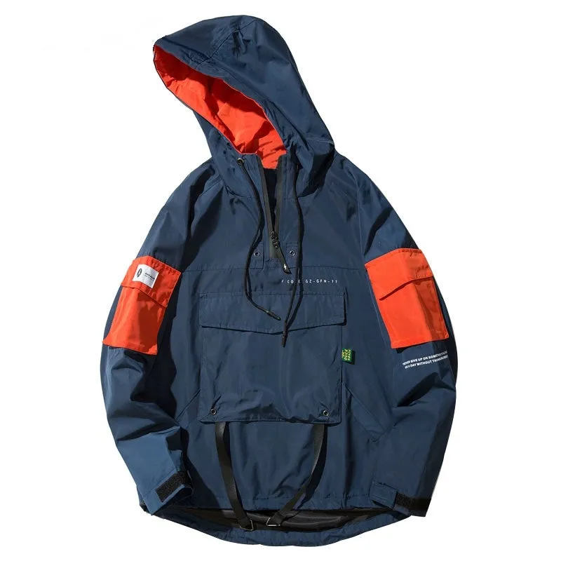 Men's Autumn Casual Hooded Windbreaker