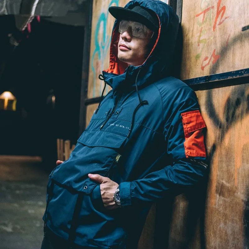 Men's Autumn Casual Hooded Windbreaker