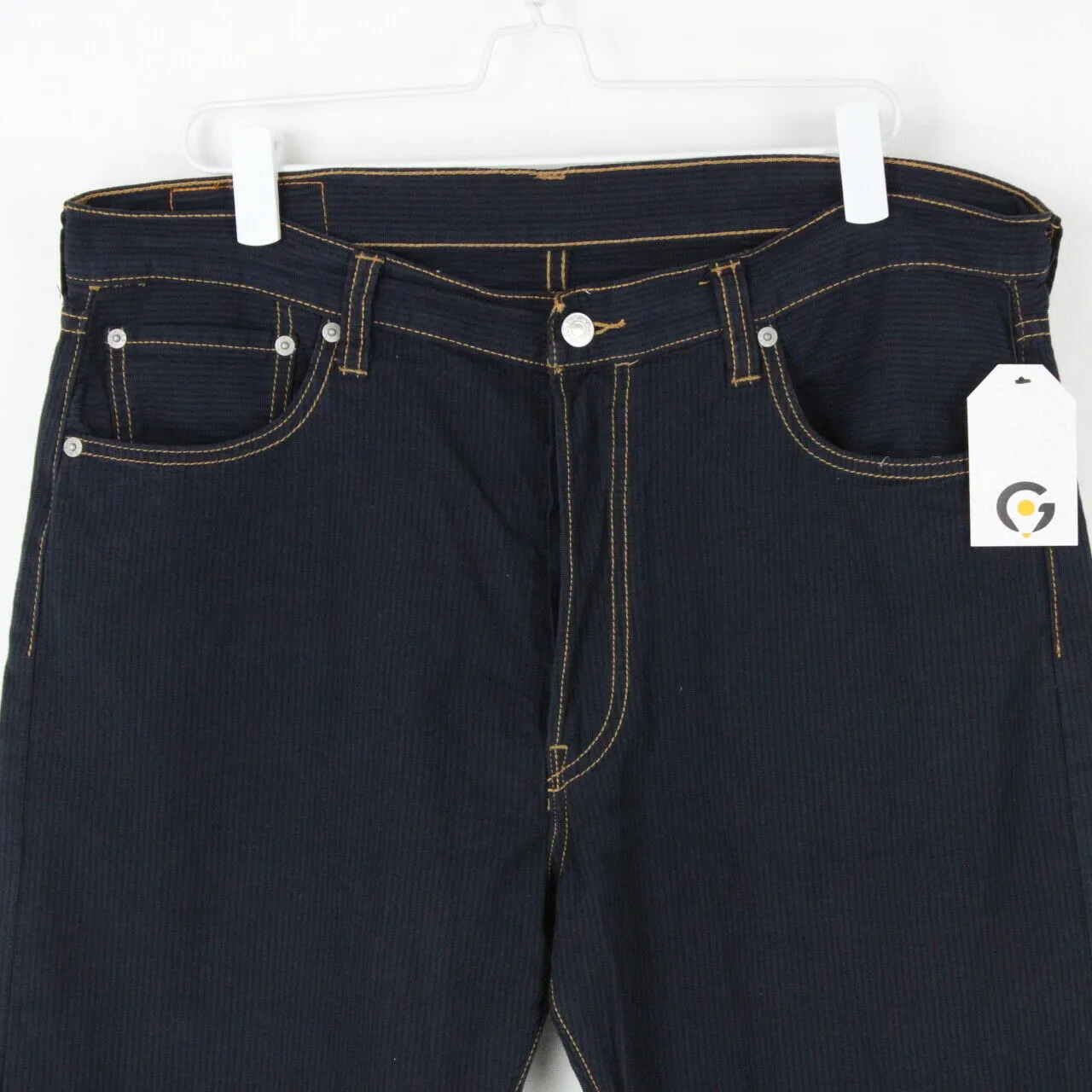 Mens LEVIS 501 Chinos Black | W38 L34