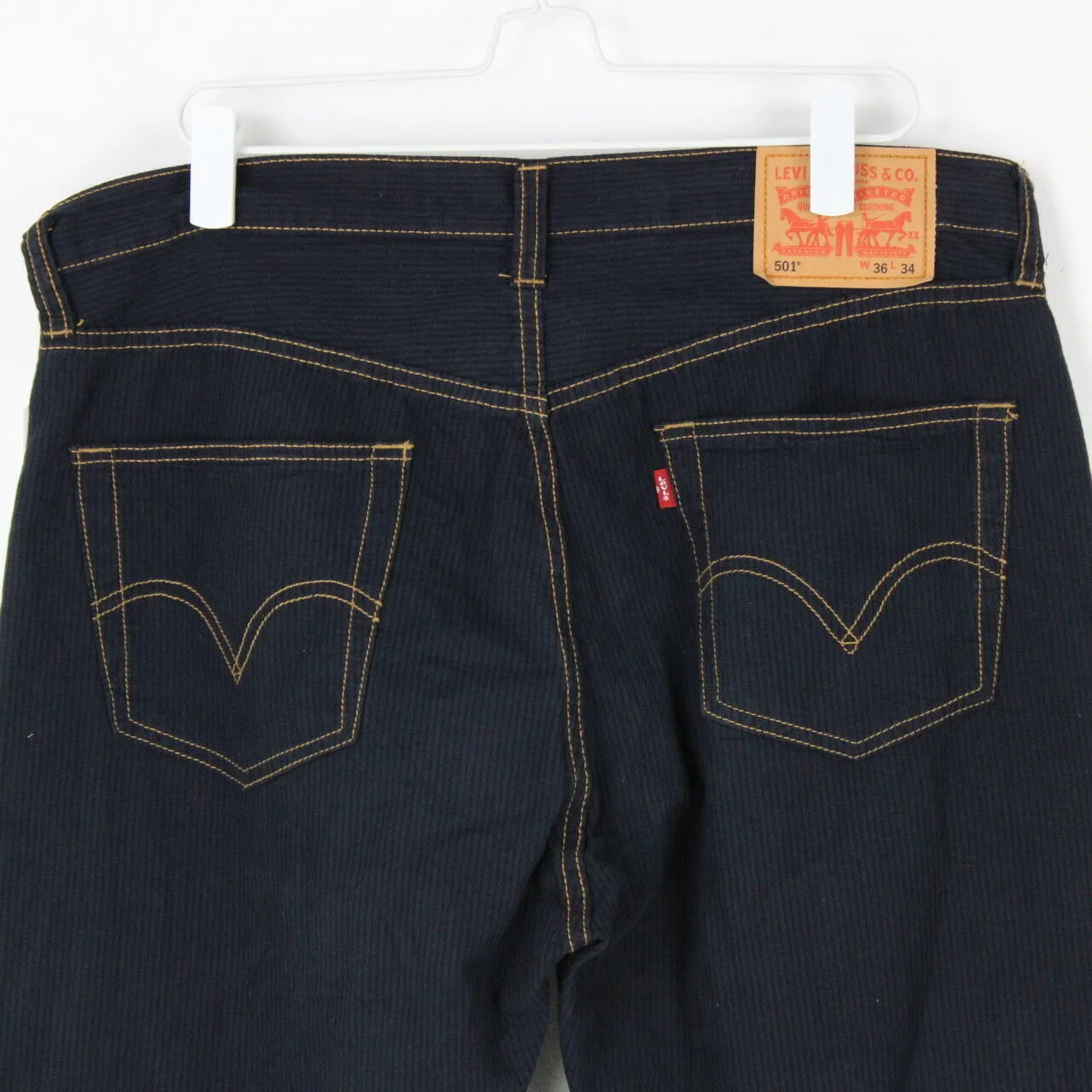 Mens LEVIS 501 Chinos Black | W38 L34