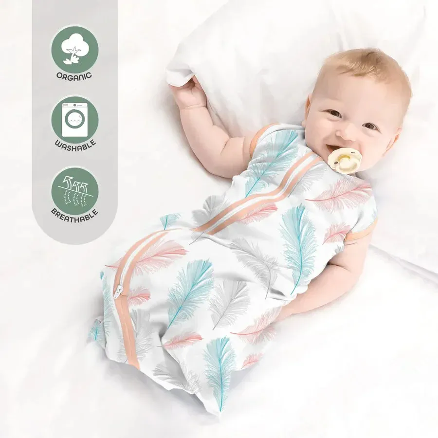 Moon - Organic Sleepsack - Feature And Pink (Pack of 2)