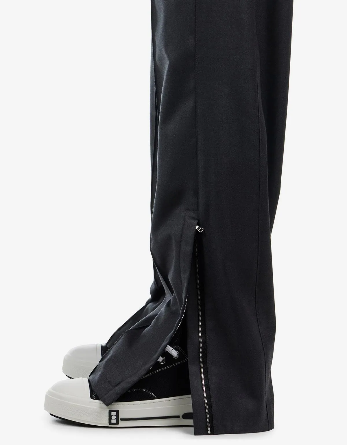 Nahmias Grey Wool Track Pants