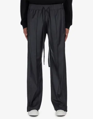 Nahmias Grey Wool Track Pants
